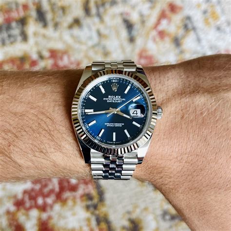 rolex blue 41|Rolex datejust 41.